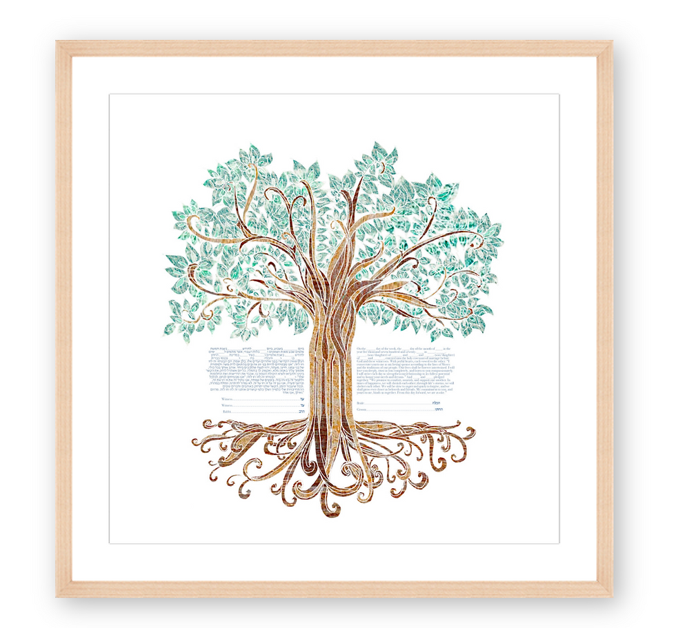 Thumbnail: Signature "Intertwining Roots" Ketubah