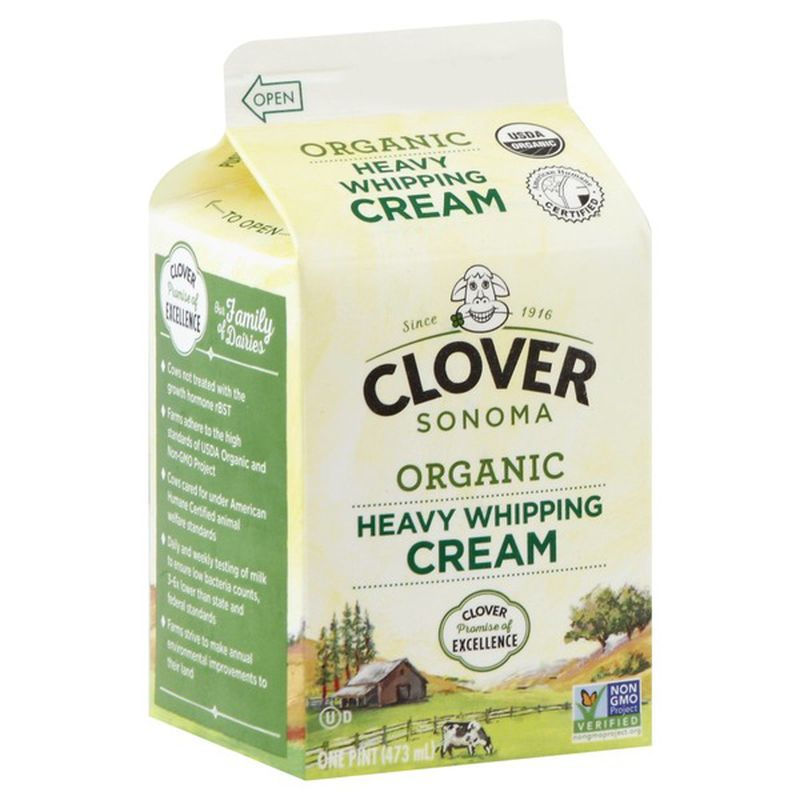 Whipping Cream Organic CLOVER