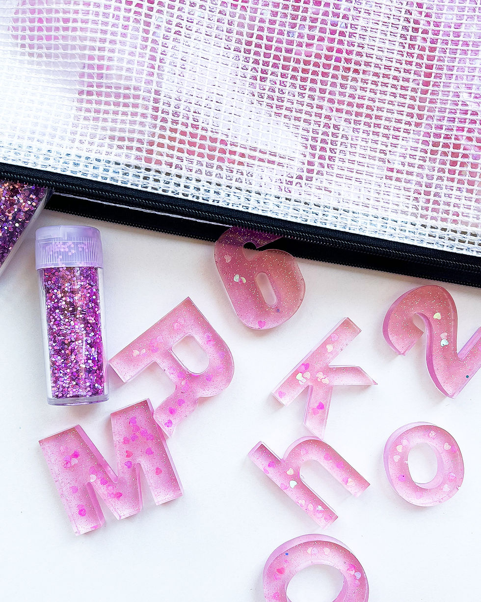 Custom Resin Letter Set