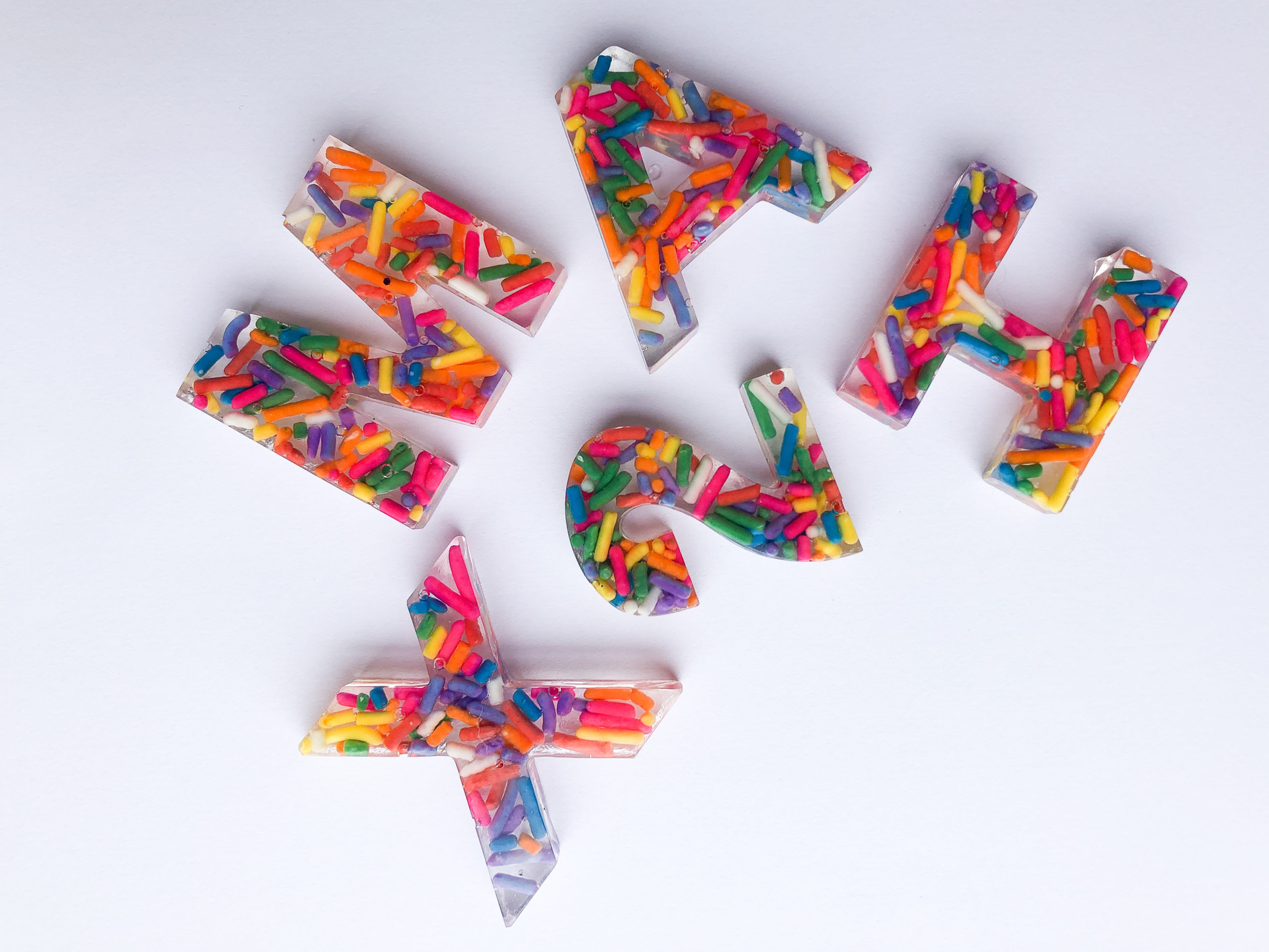 Sprinkles Resin Letter Set
