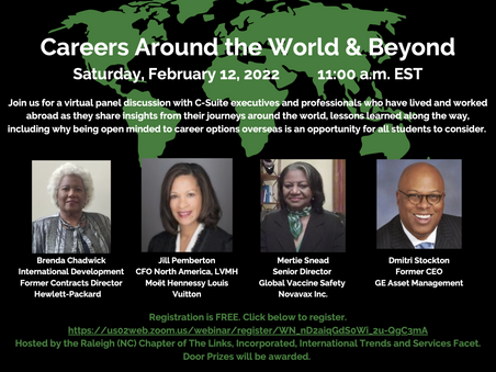 February 12, 2022 - Careers Around the World & Beyond