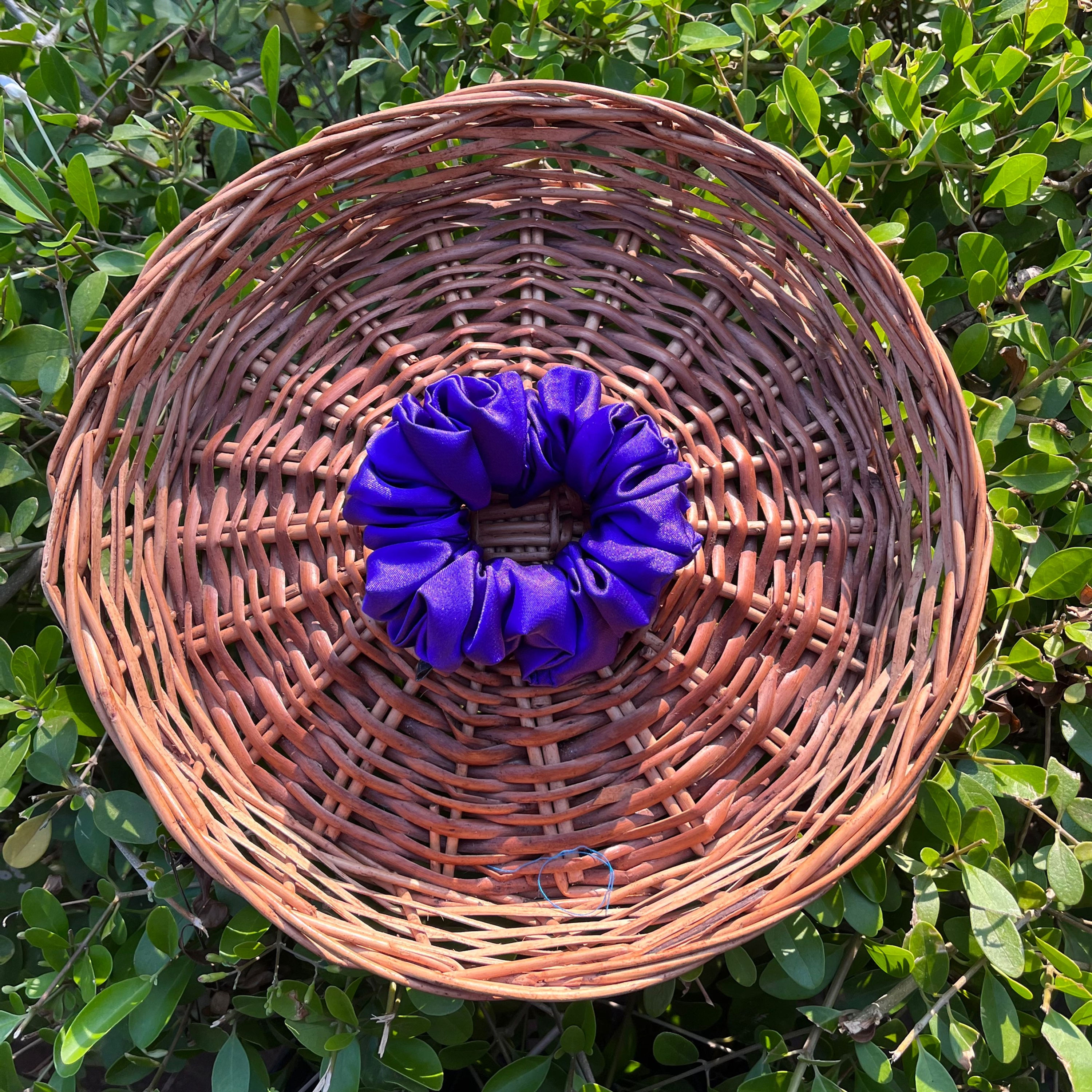 Purple scrunchie 