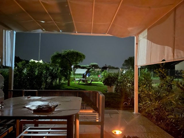 Garten am Abend