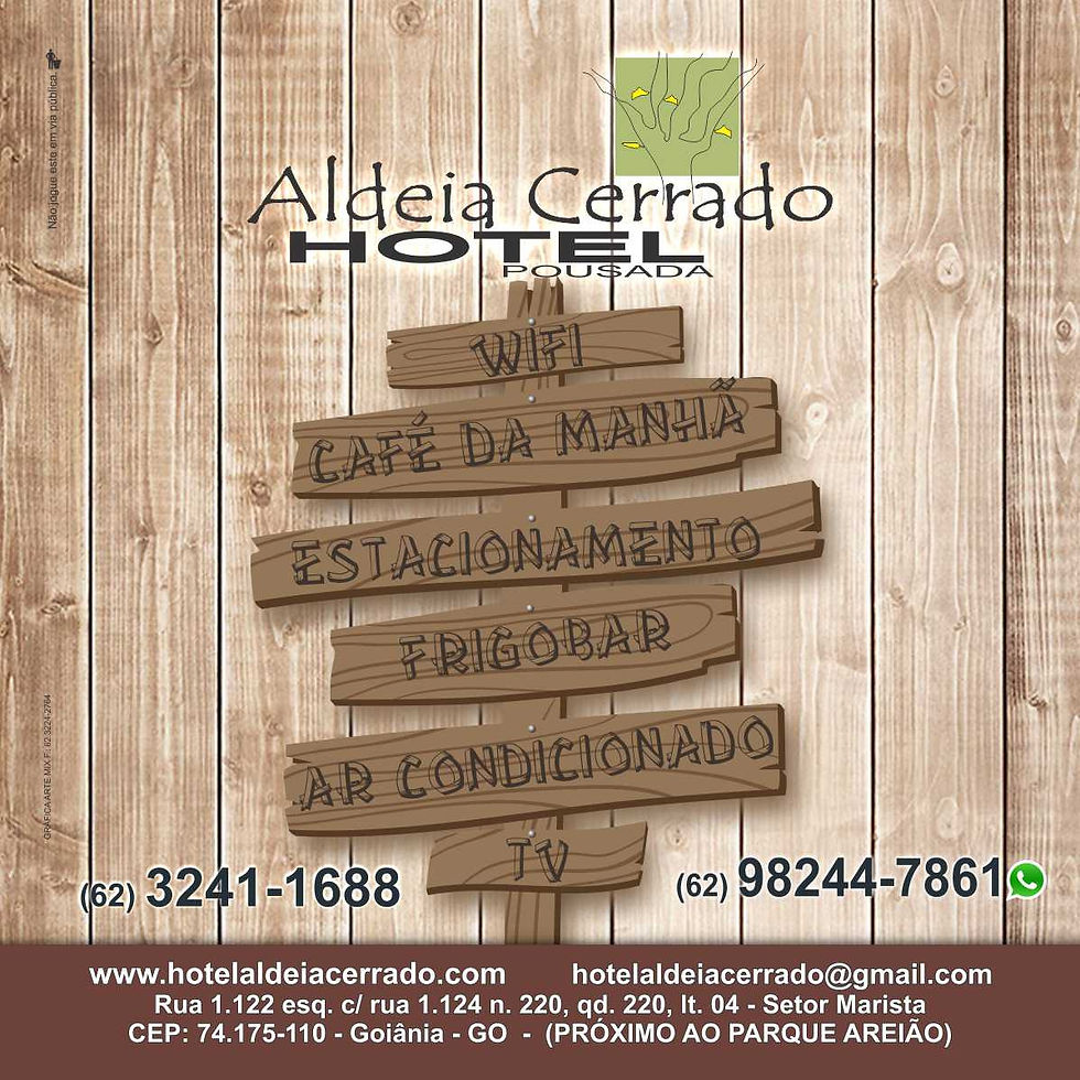 2018 Folder 15x15 - Hotel Aldeia Cerrado