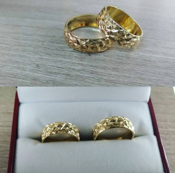 Miniatura: Argollas en oro de 18K (Ideas de creaciones personalizadas de nuestros clientes)