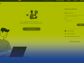 Portal gov.br: serviços disponibilizados pelo acesso único