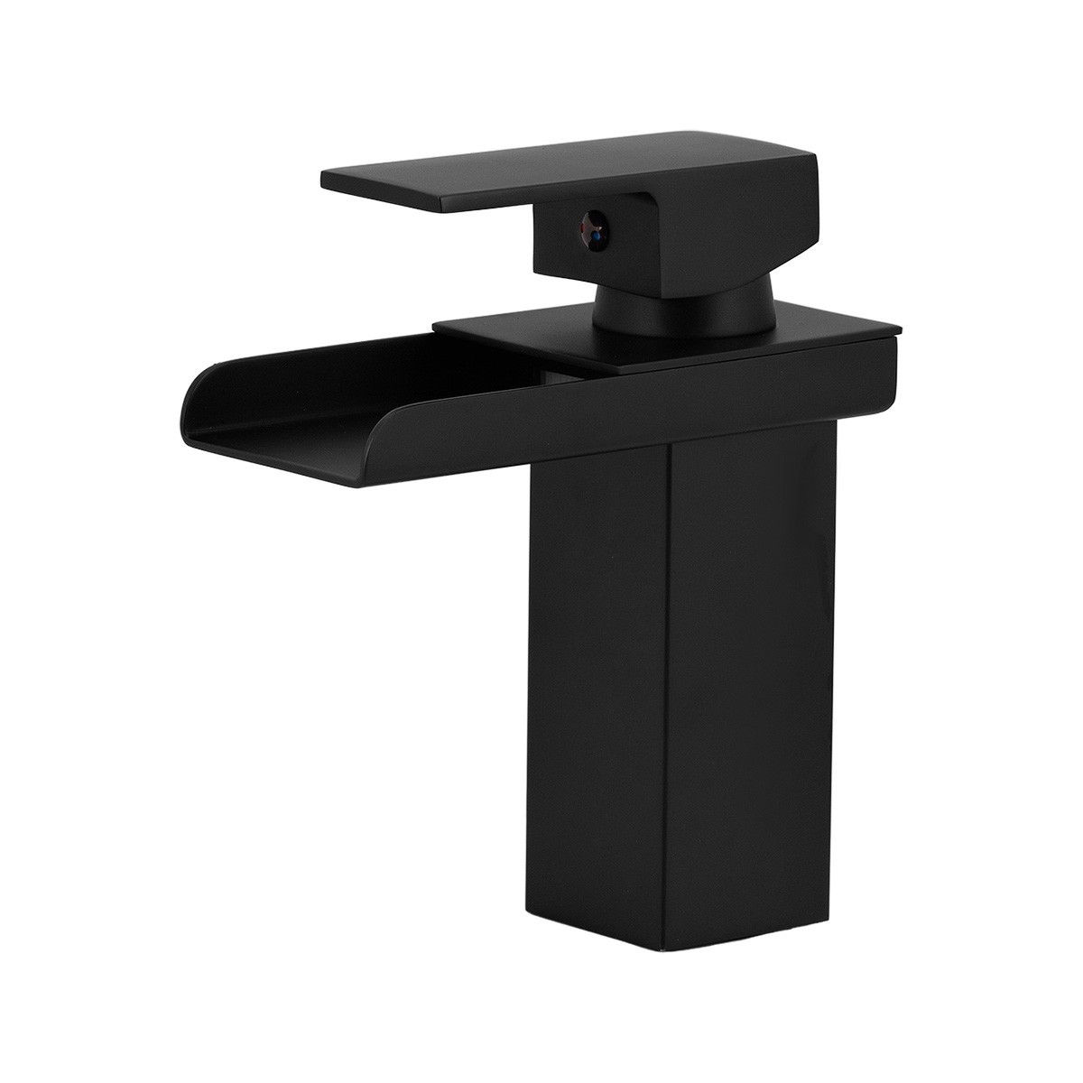 TORN.MONO.LAV.CALHA QUADRADA METAL BAIXA BLACK