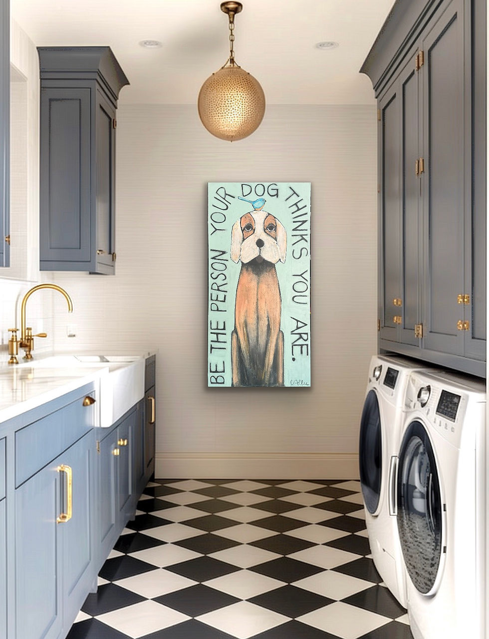 Thumbnail: Dog Person 24x48x3