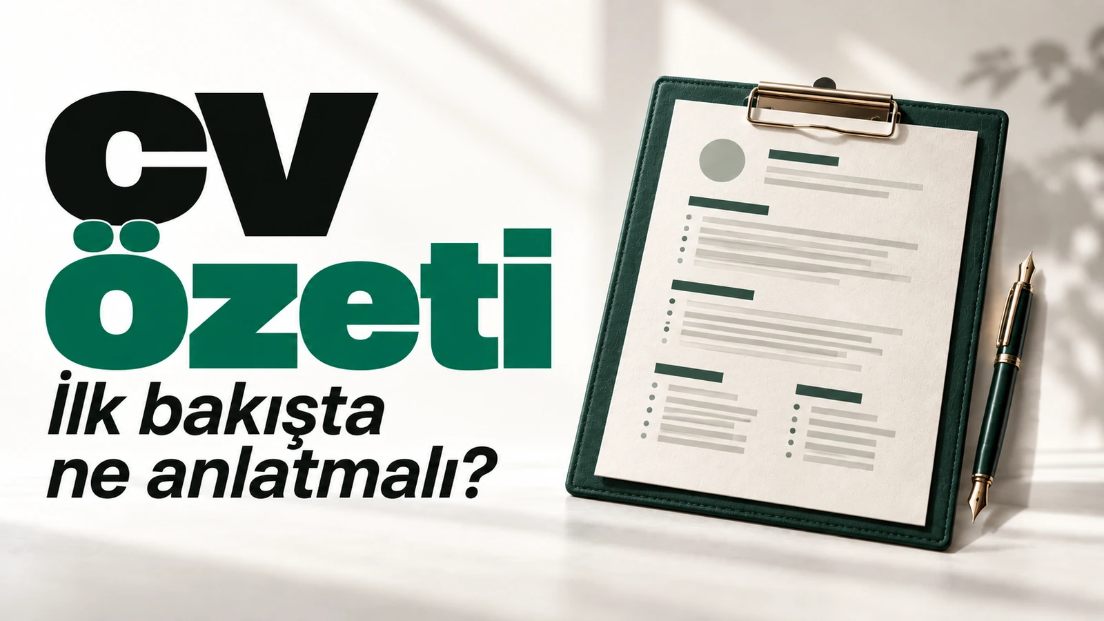 CV’ye profesyonel özet yazmak gerekli mi? için kapak görseli