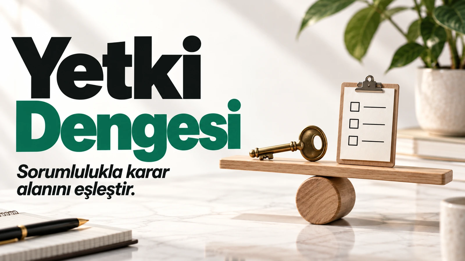 Delegasyonda yetki ve sorumluluk nasıl dengelenir? için kapak görseli