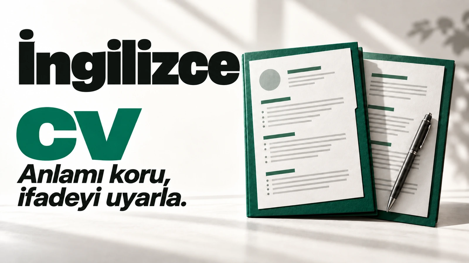 Türkçe CV’yi İngilizceye çevirirken anlamı nasıl korursunuz? için kapak görseli