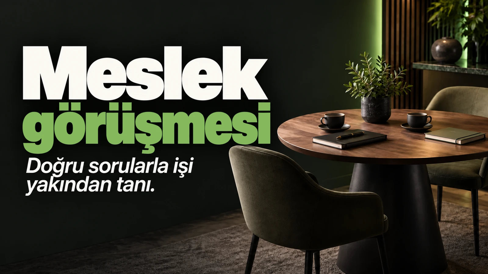 Bir mesleği tanımak için o işi yapan kişiye hangi soruları sormalısınız? için kapak görseli