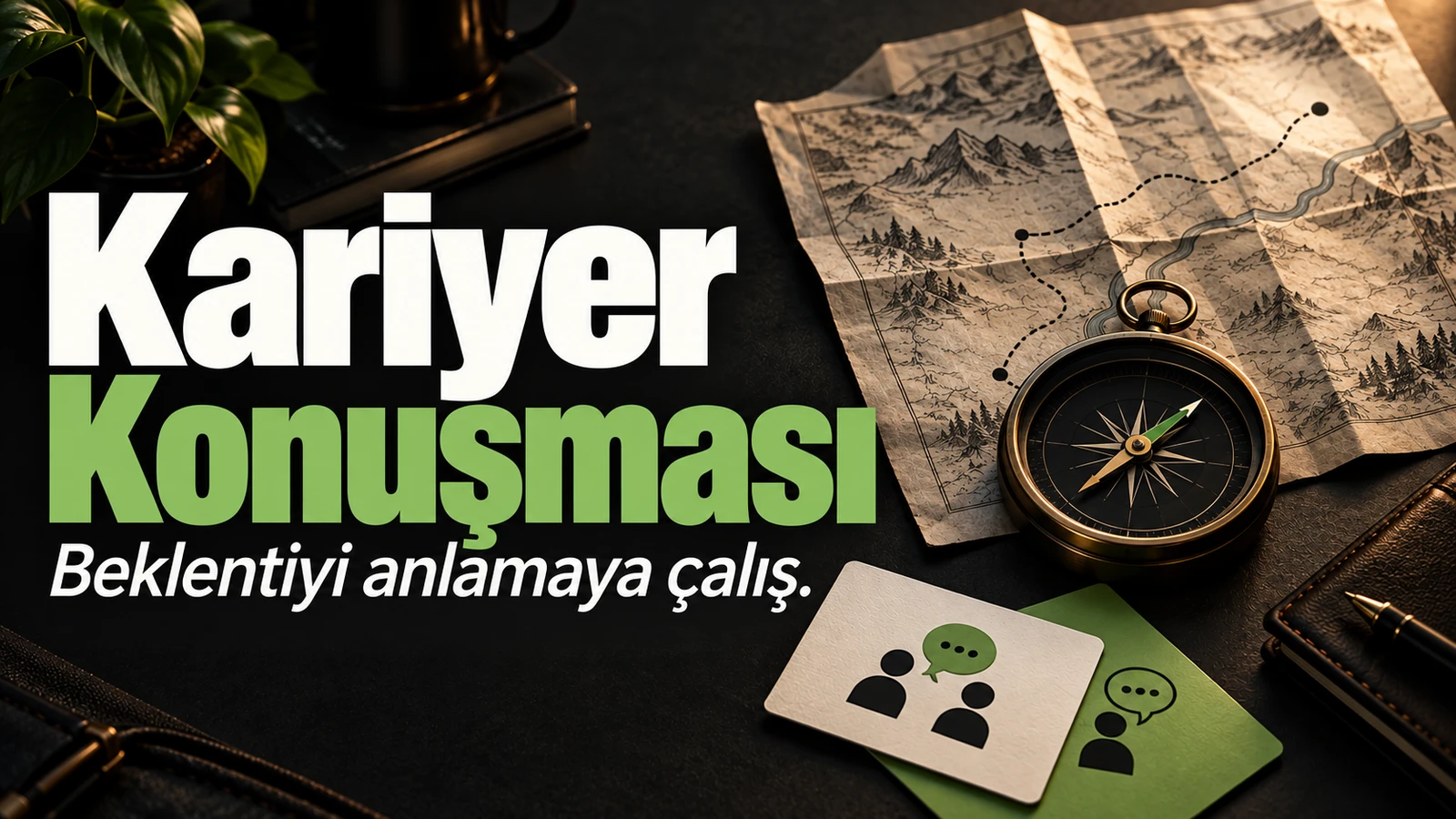 Çalışanın kariyer beklentisini anlamak için konuşma planı için kapak görseli