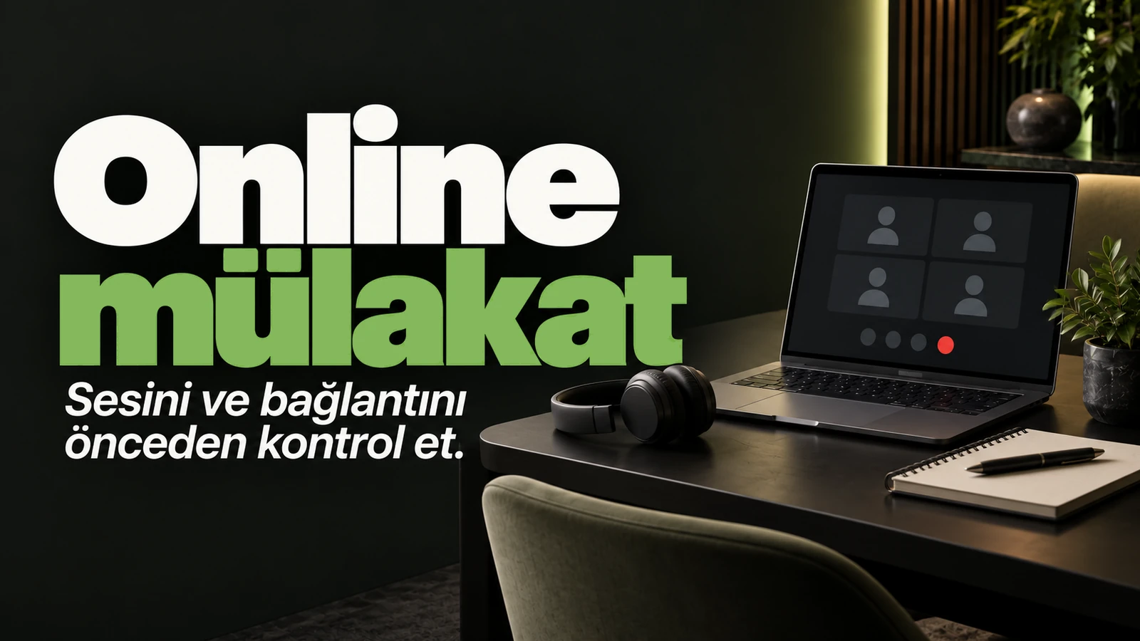 Canlı online mülakatta nelere dikkat etmelisiniz? için kapak görseli