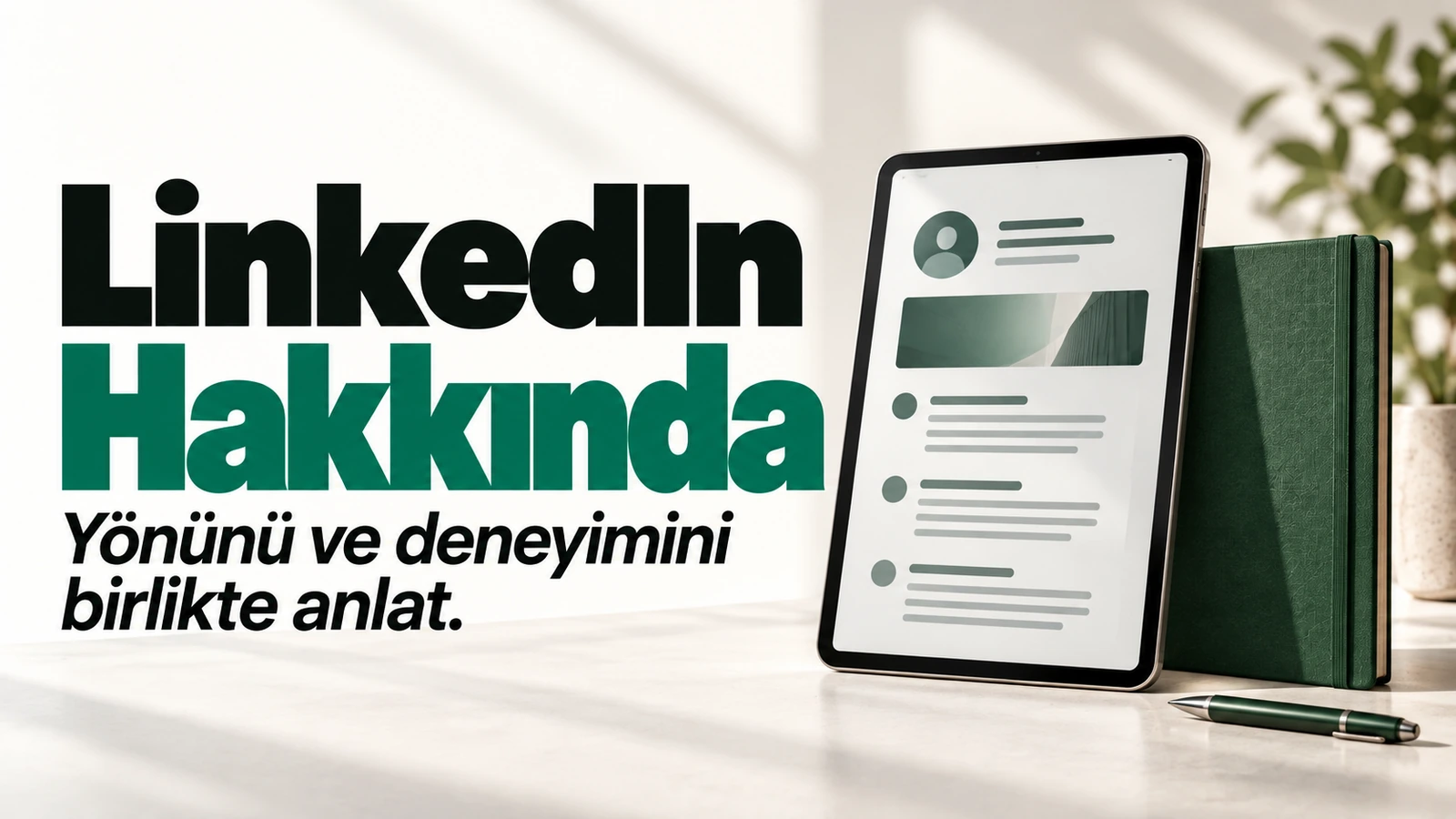 LinkedIn Hakkında bölümü nasıl yazılır? için kapak görseli