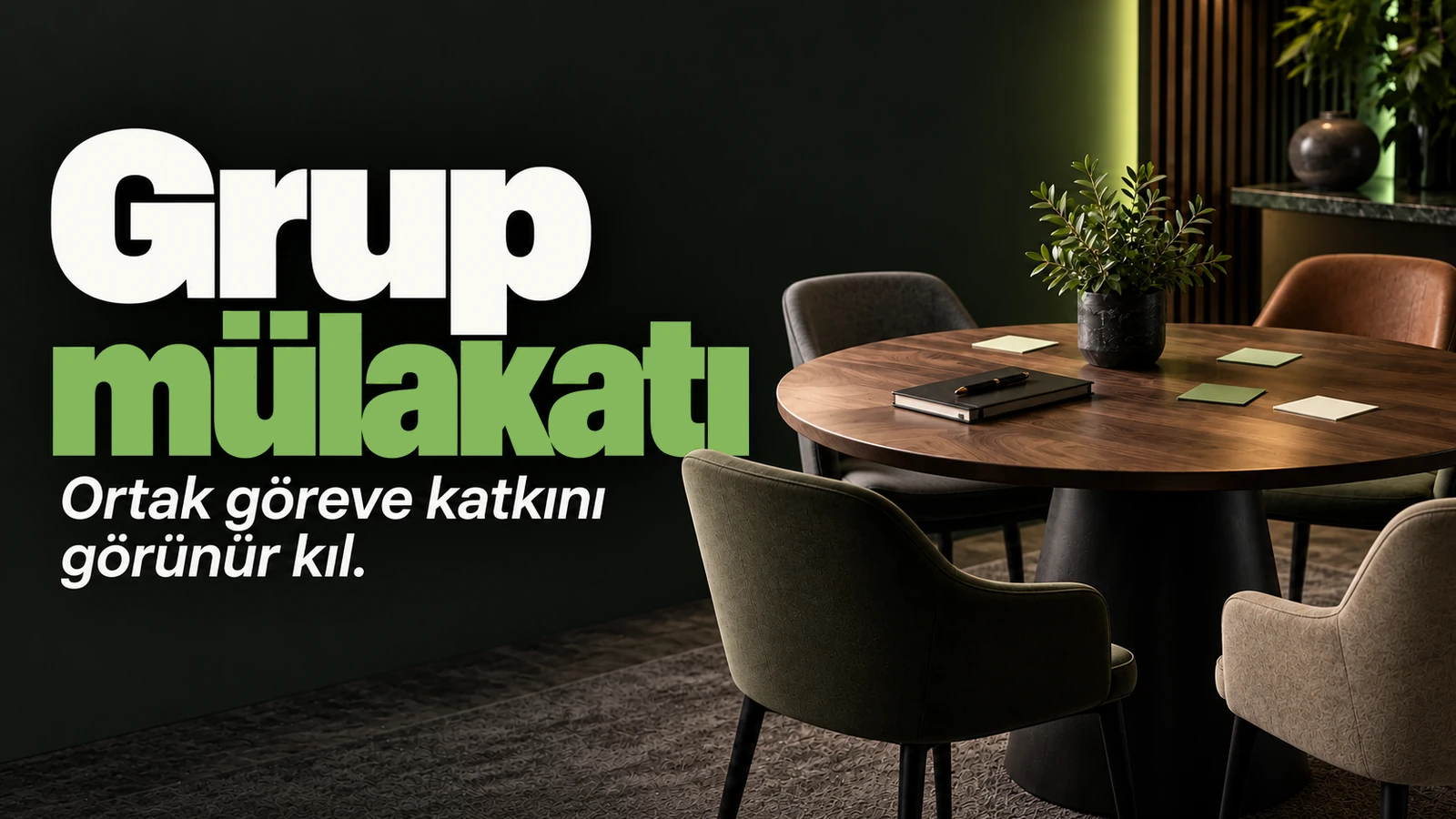 Grup mülakatında diğer adayların sözünü kesmeden nasıl katkı sağlayabilirsiniz? için kapak görseli