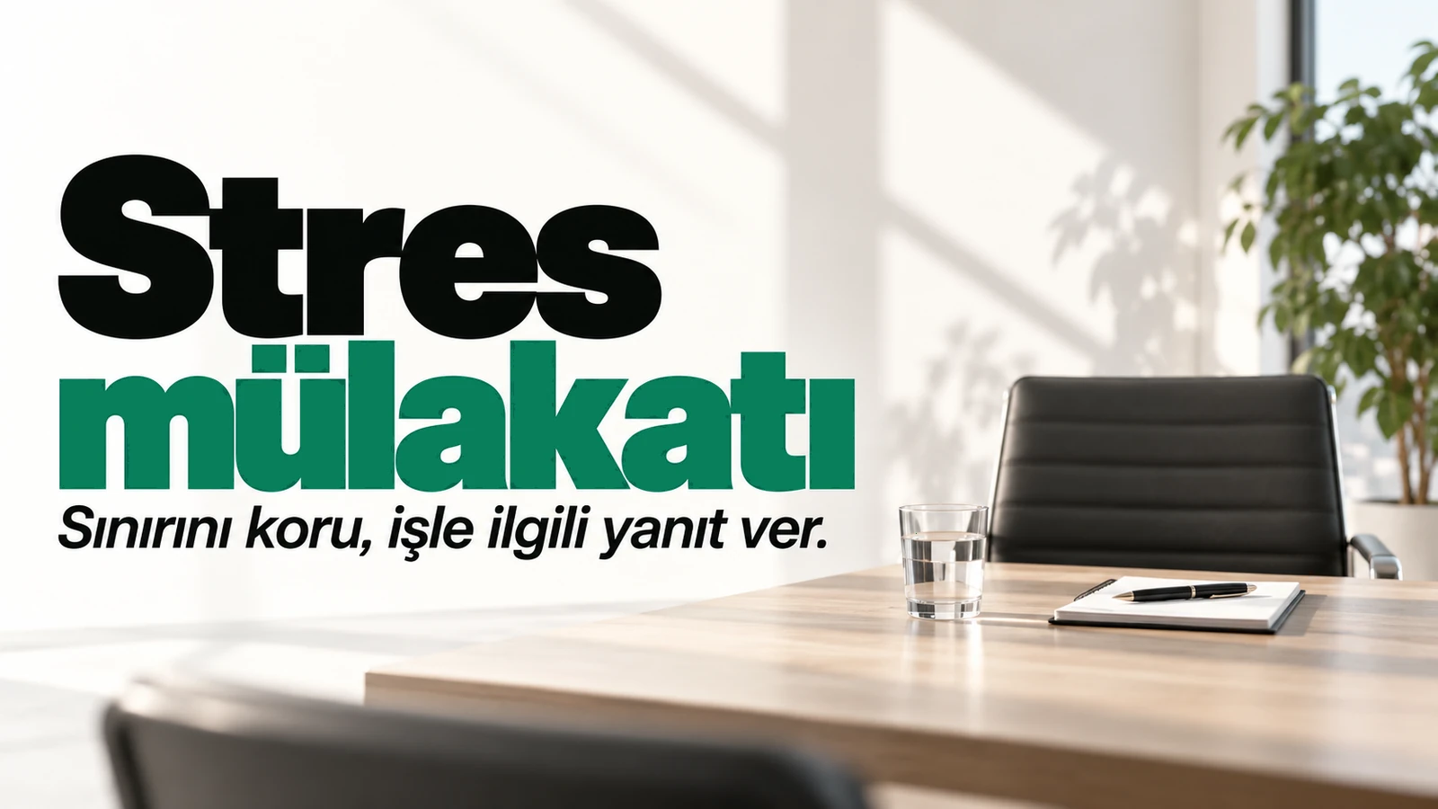 Stres mülakatında zorlayıcı veya uygunsuz sorulara nasıl cevap verebilirsiniz? için kapak görseli