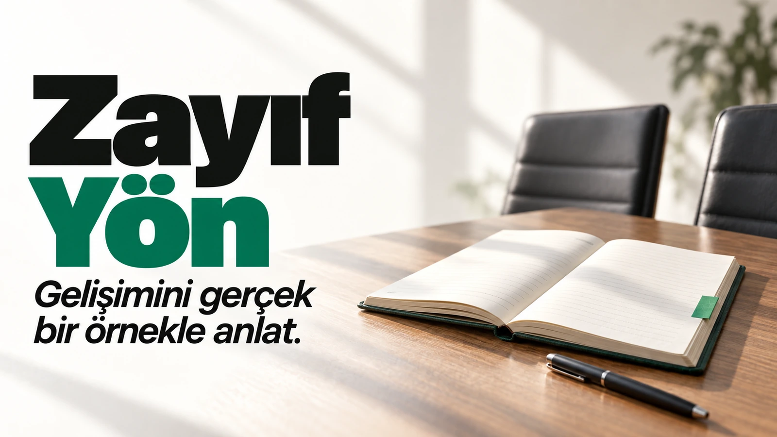 Mülakatta “Zayıf yönleriniz nelerdir?” sorusuna nasıl cevap verilir? için kapak görseli