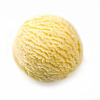 Scoop of Vanilla Ice Cream