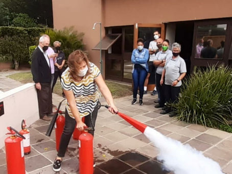 Treinamento em condomínio residencial