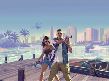 Mynd frá Rockstar úr GTA 6
