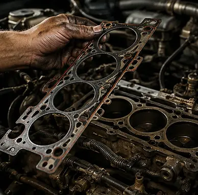 Engine disassembly for head gasket repair and engine restoration in Elmwood Park, NJ