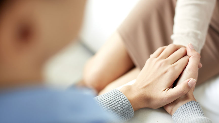 Holding hands