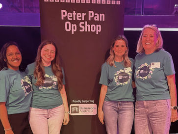 Volunteering at the 2025 Peter Pan Winter Op Shop