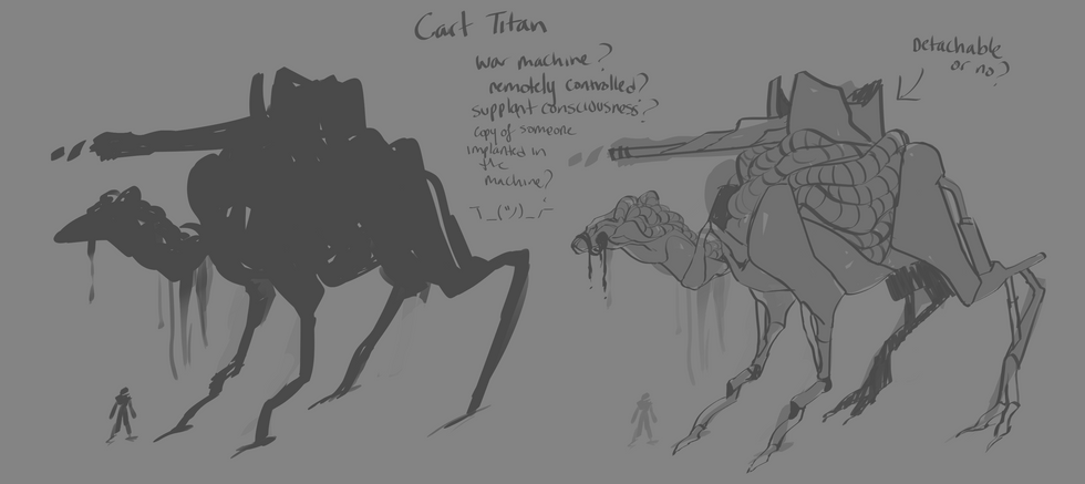 unnamed personal project - concept art