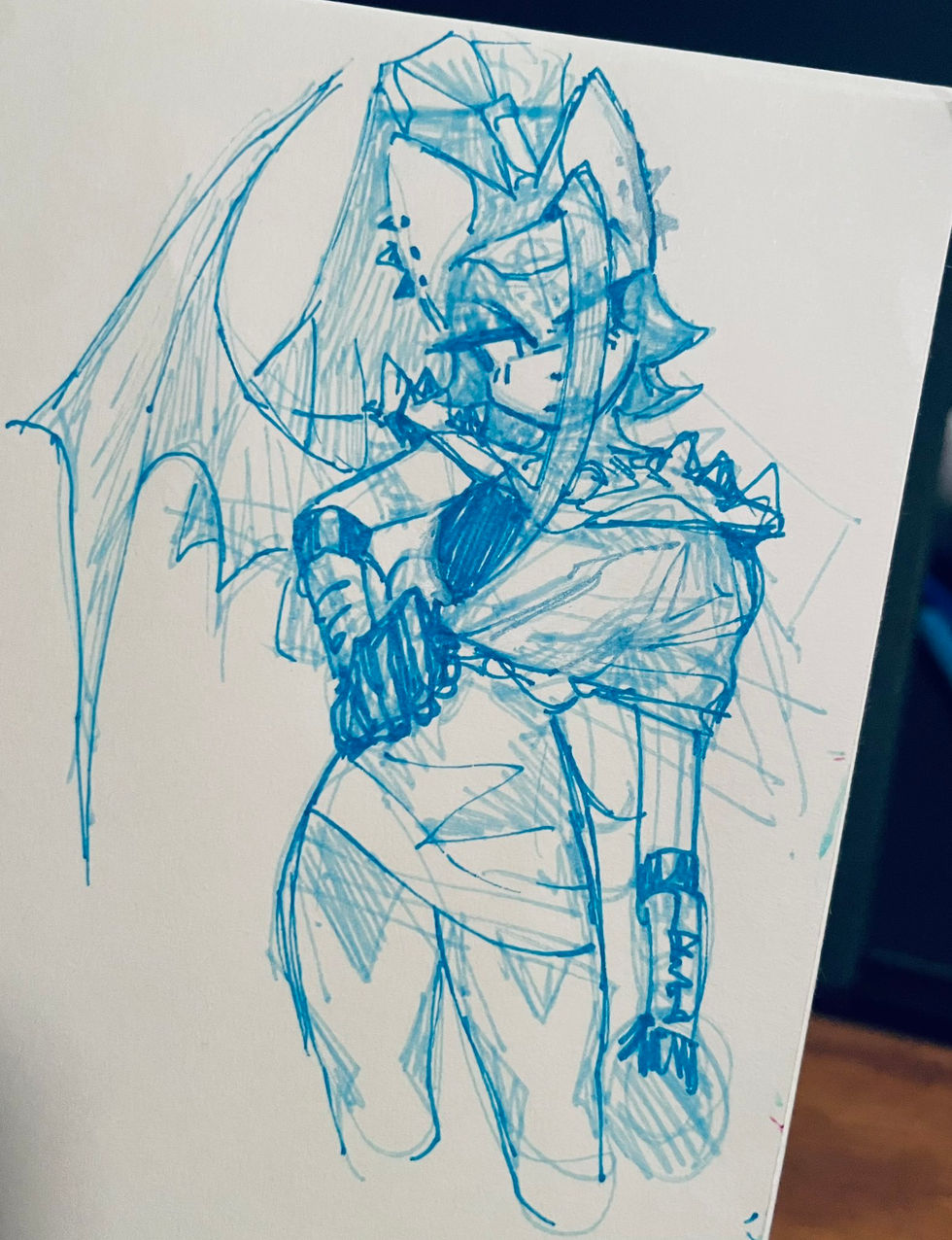 Megaera from Hades as a bat from the Sonic franchise!