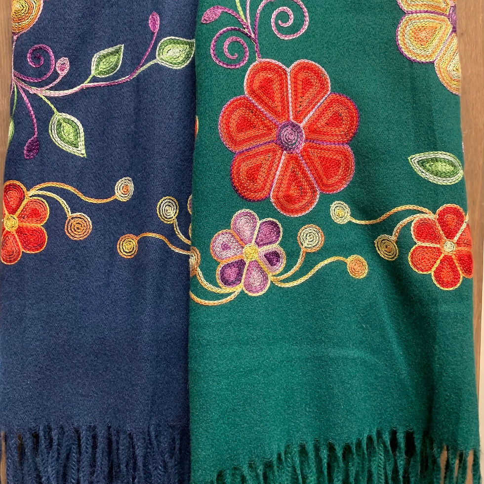 Thumbnail: Soft Thin Embroidered Rebozo