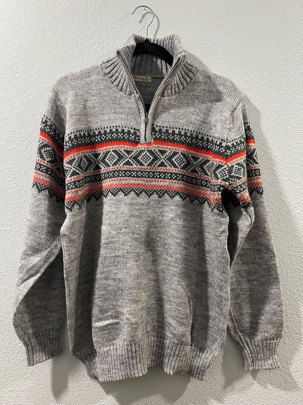 Thumbnail: Alpaca Quarter Zip Sweater