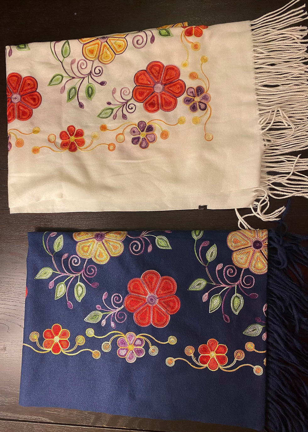 Thumbnail: Emroidered Floral Shawl