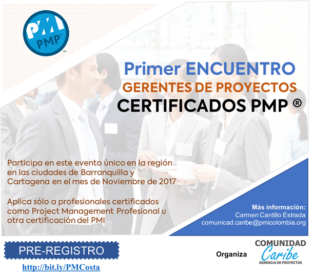 Encuentro PMPs en Cartagena y Barranquilla