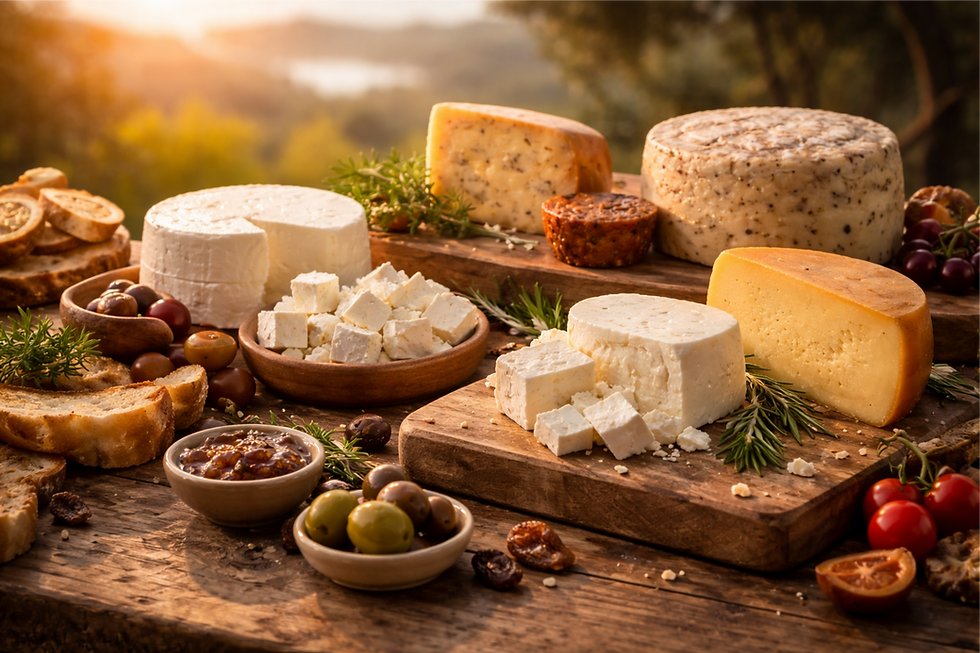 Ελληνικά Τυριά: Ένα ταξίδι από την Κρήτη ως τη Μακεδονία