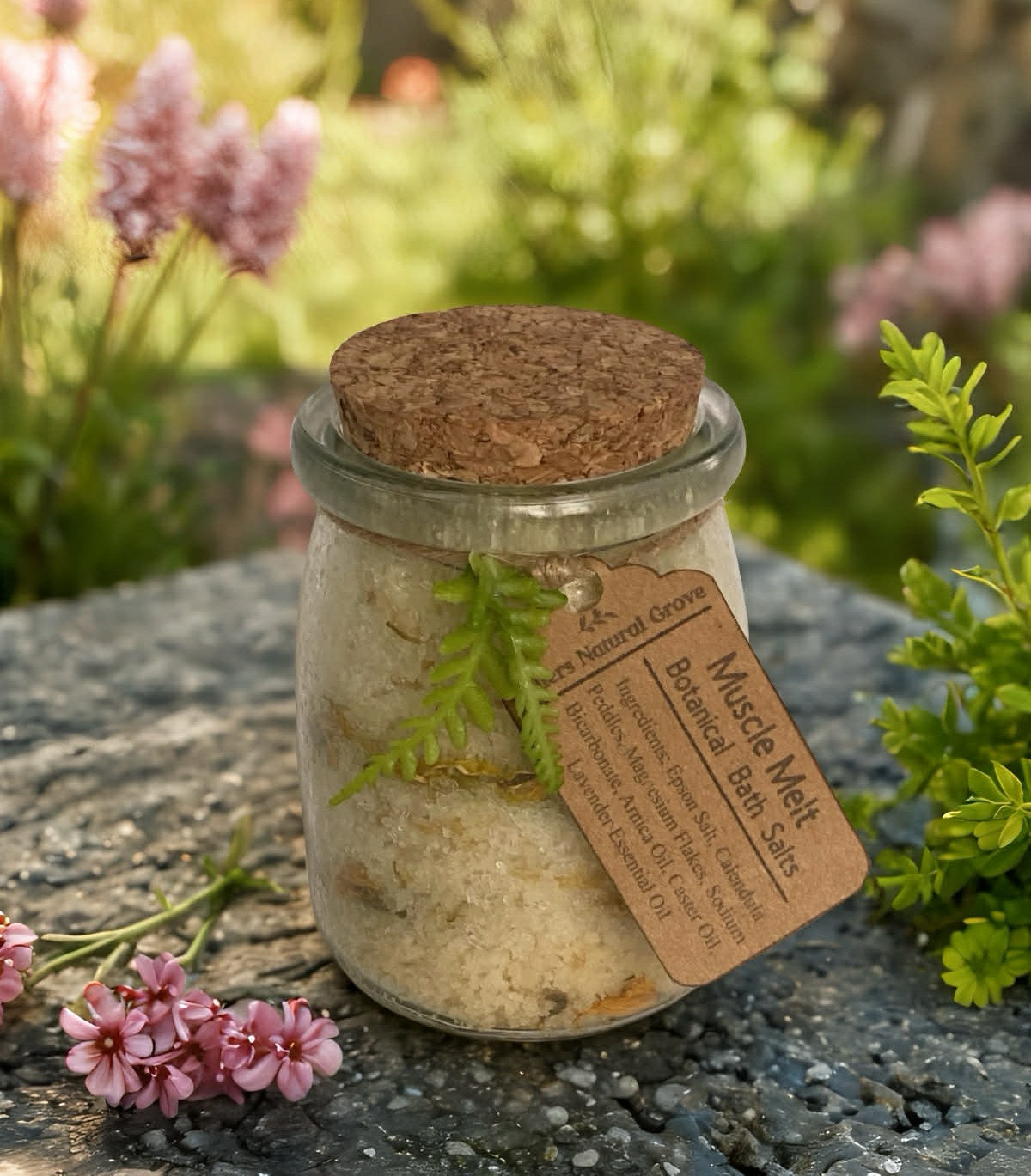 Muscle Melt Botanical Bath Salts - Relax Detox, Sooth, Restore