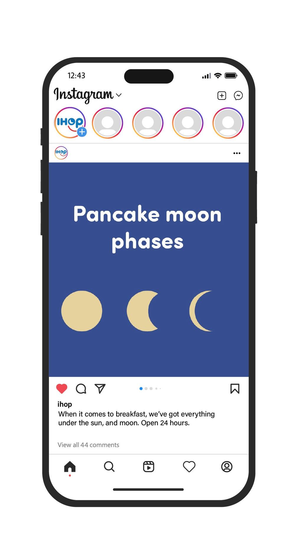 IHOP Instagram Carousel Mockup