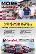 Maverick has been a long time recruiter for Pa PRIDE's CDL students. This image is a job flyer that's being shared. 