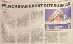 Pencarian Bakat Diteruskan