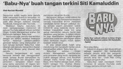 Babu-nya buah tangan terkini Siti Kamaluddin