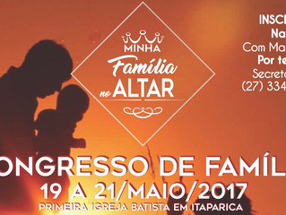 Congresso da Família, na PIBI