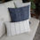 Thumbnail: Thai Indigo Navy Blue Batik Cushion