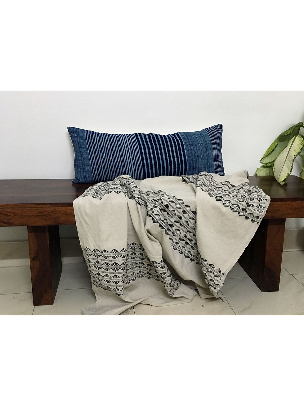 Thumbnail: Thai Indigo long lumbar