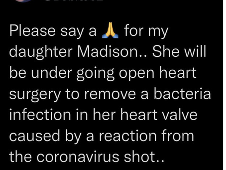 We Are Praying For The Vaccine Damaged...whether you tried pushing it on us or not...we forgive you.