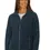 Thumbnail: Magenta/Navy Embossed Zip Jacket - Style 2472