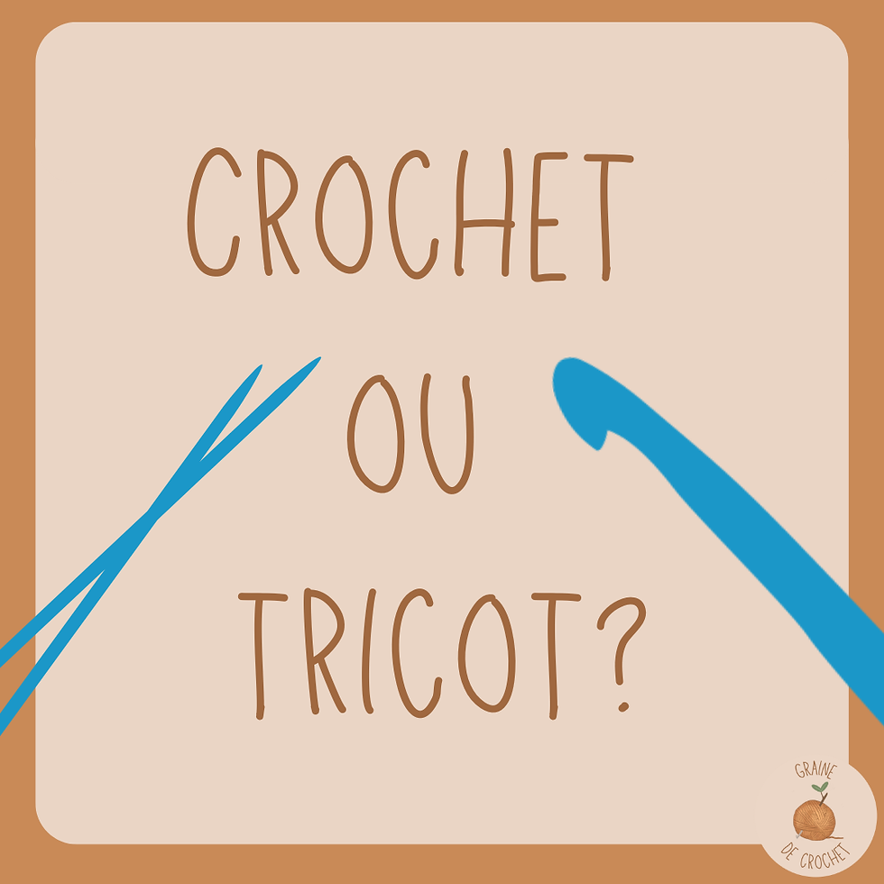 Crochet ou tricot ?