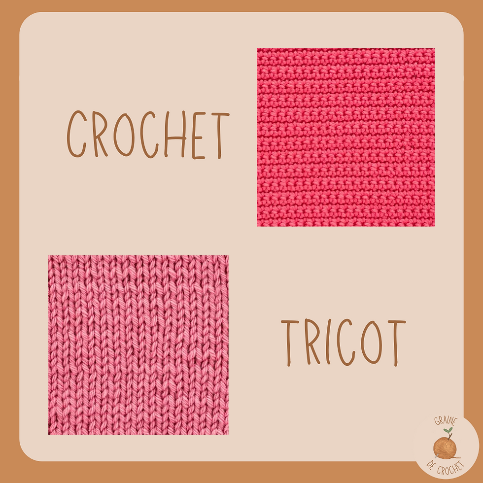 Crochet et tricot : rendu