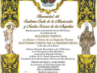 Triduo Stmo. Cristo de la Misericordia