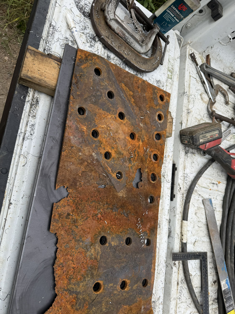 Removed Gusset