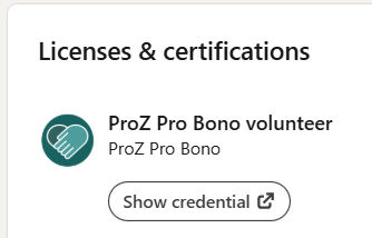 Adding your PPB activity to your LinkedIn profile